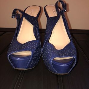 BCBGeneration sling back stiletto heels!